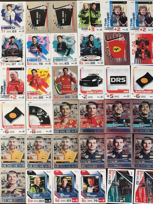 F1® TOPPS TURBO ATTAX 144 бр. Договаряне за някой карти