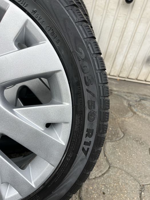 Jante aliaj 4x108, anvelope 205/50 R17 Citroen C3, C4, C5, Xsara