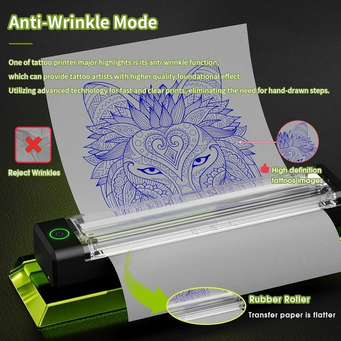 Комплект за татуировки - Машина за шаблонно печатане 6 хода 2,5-4,8 мм