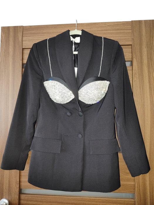 Sacou Luxury cu cristale Barbara Langellotti