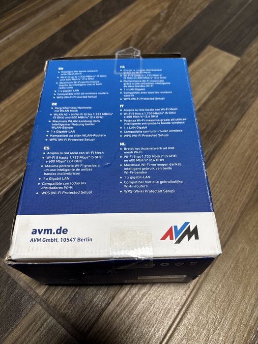 Fritz! Repeater 2400 varianta internationala