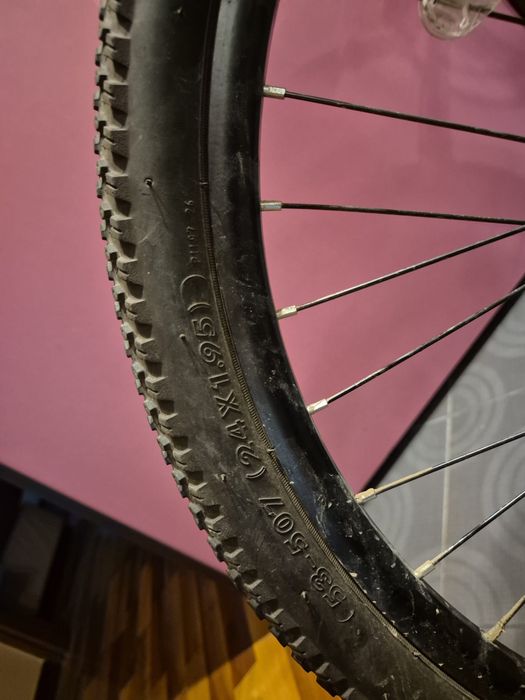 Bicicleta forever MTB 24 rosu/negru