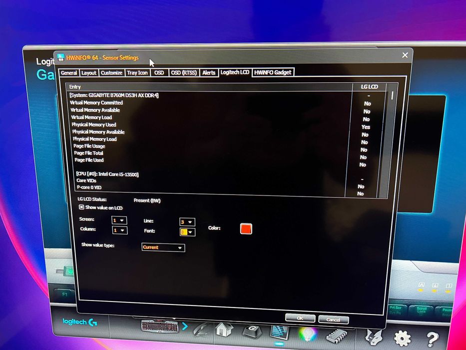 Tastatura RGB cu display Logitech G510