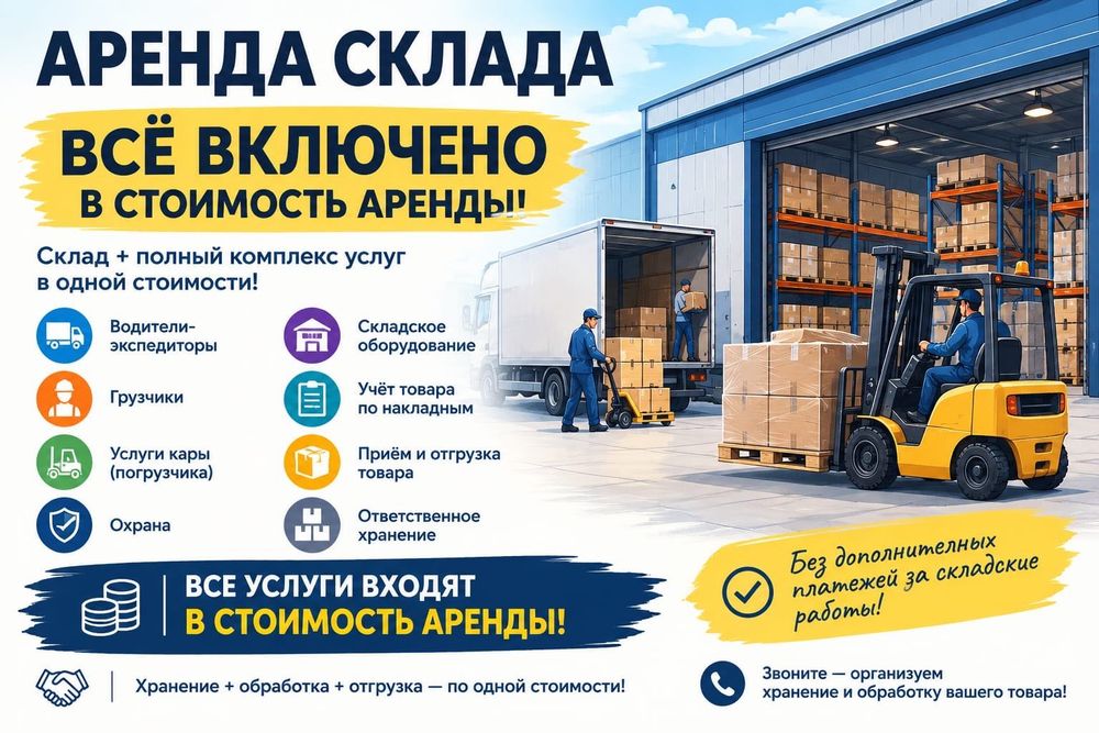 Аренда склада все включено