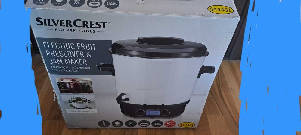 Уред за варене на буркани,нектар,пунш,сироп- с цифров дисплей 27л/ казан