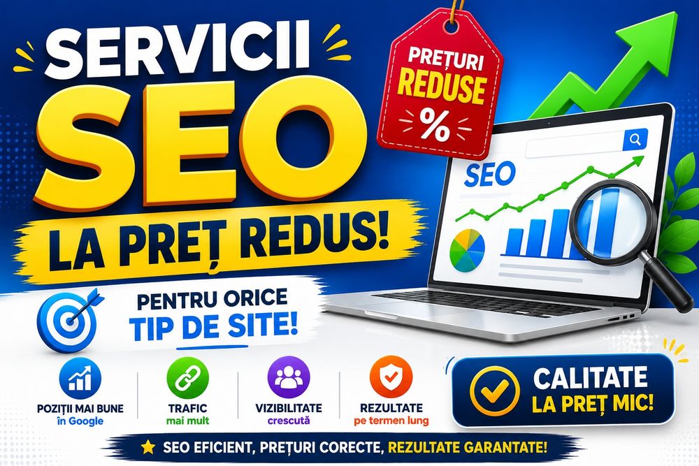 Servicii SEO pentru magazine online si site-uri