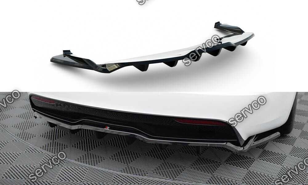 Prelungire bara spate Tesla Model S Plaid Mk1 2021- v4 - Maxton Design