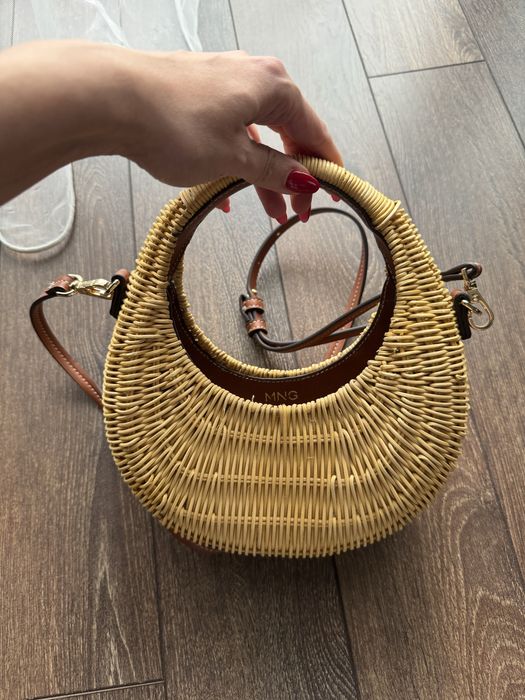 Плетена чанта Mango