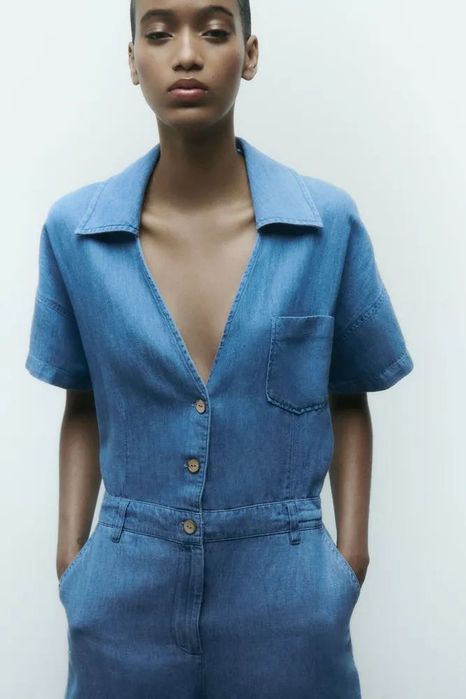 Дънков гащеризон Zara