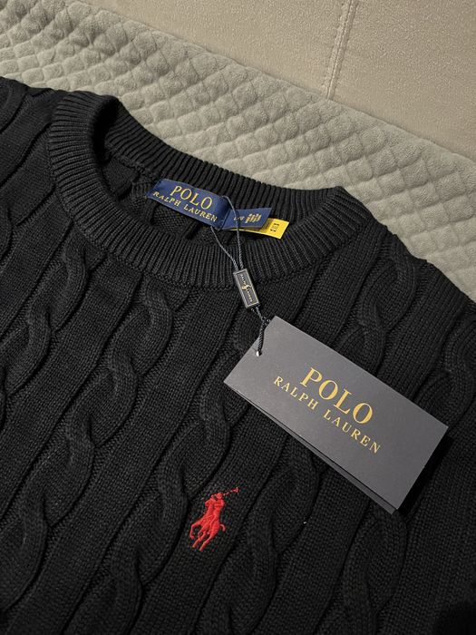 Свитер поло ralph lauren темно синий