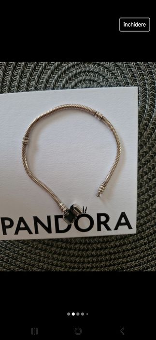 Bratara Pandora plus charm cadou