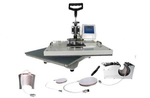 Термопресс для футболк, чашек INKSYSTEM C-04 29*38 см  4 в 1