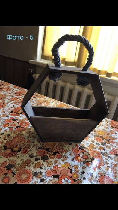 Корзинки для цветов ,деревянный декор,деревянные коробки для подарков