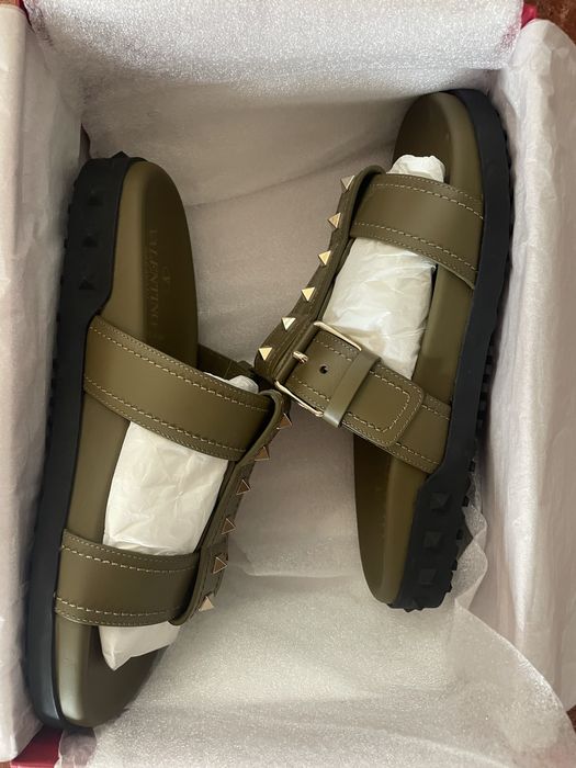 Papuci Valentino kaki 37