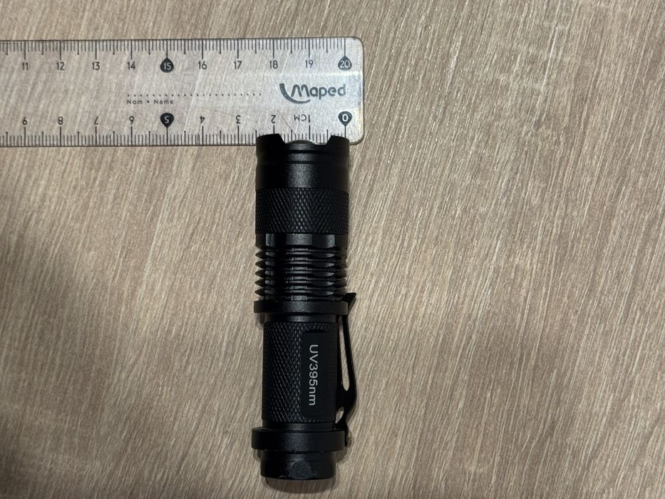 Lanterna UV, 395 nm, Negru