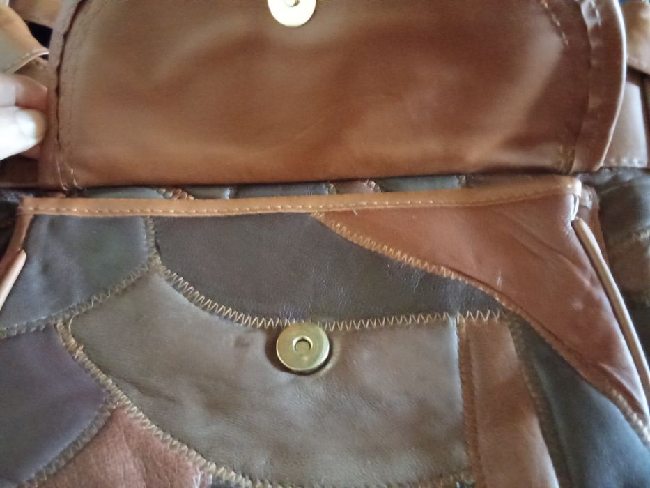 Дамска многоцветна чанта