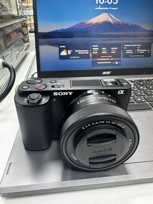 Фотокамера Sony ZV-E10 KIT 16-50mm чёрный