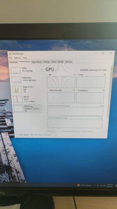 Calculator intel 6 core 12 T , 8GB ram, 1Gb video