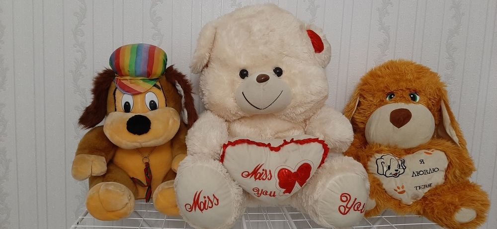 Мягкие игрушки плюшевые вместе за 5000