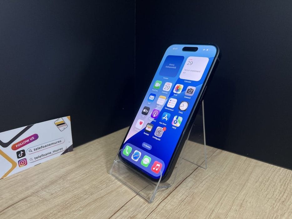 Iphone 15 128Gb Black 3 ani garanție, Telefoane Mureș
