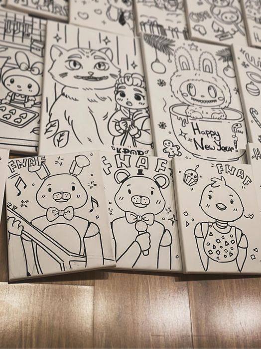 ХОЛСТ-РАСКРАСКА для ваших детей!