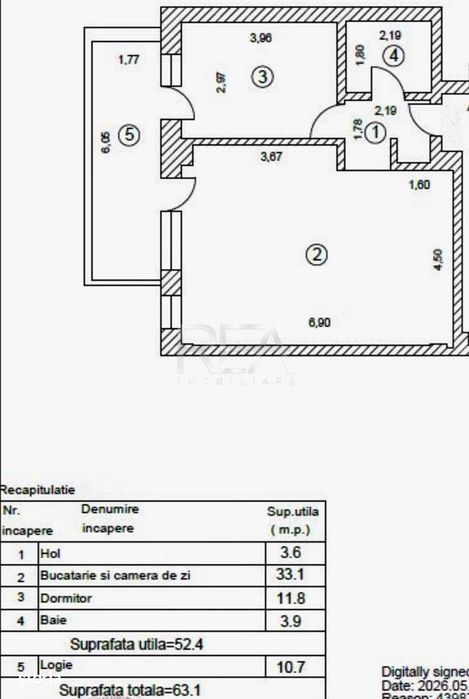 2 camere langa parc in Doamna Ghica