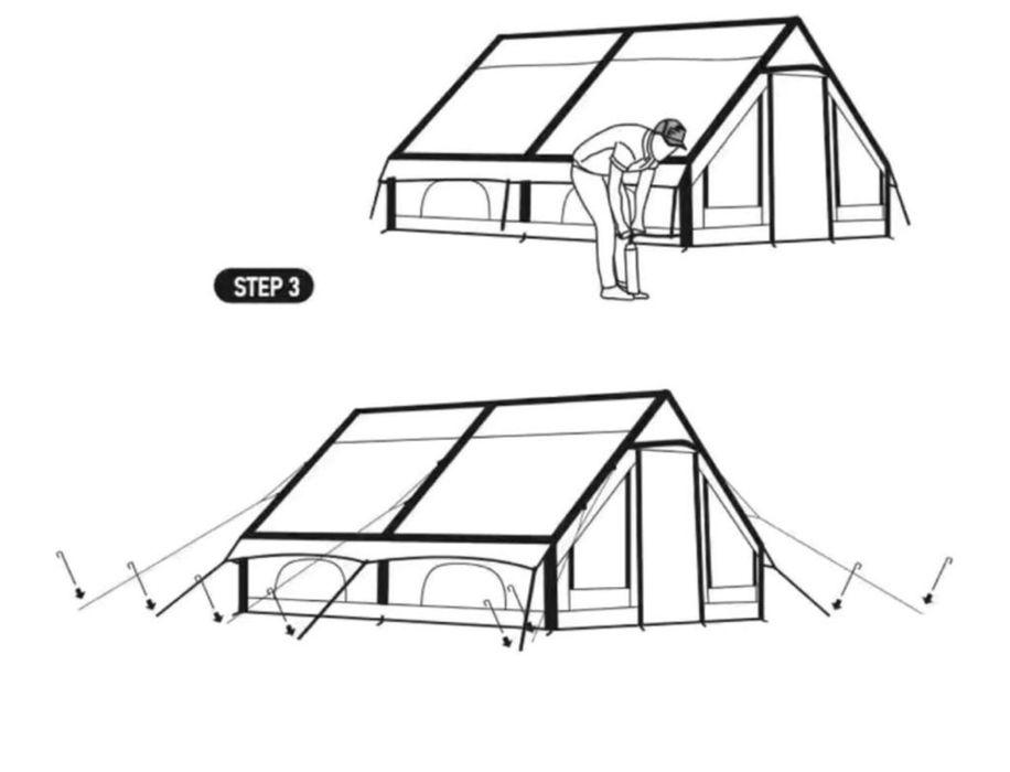 Надувная палатка