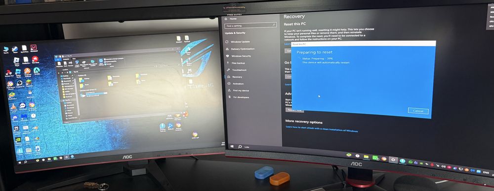 Pc gaming rtx 3070 + monitoare