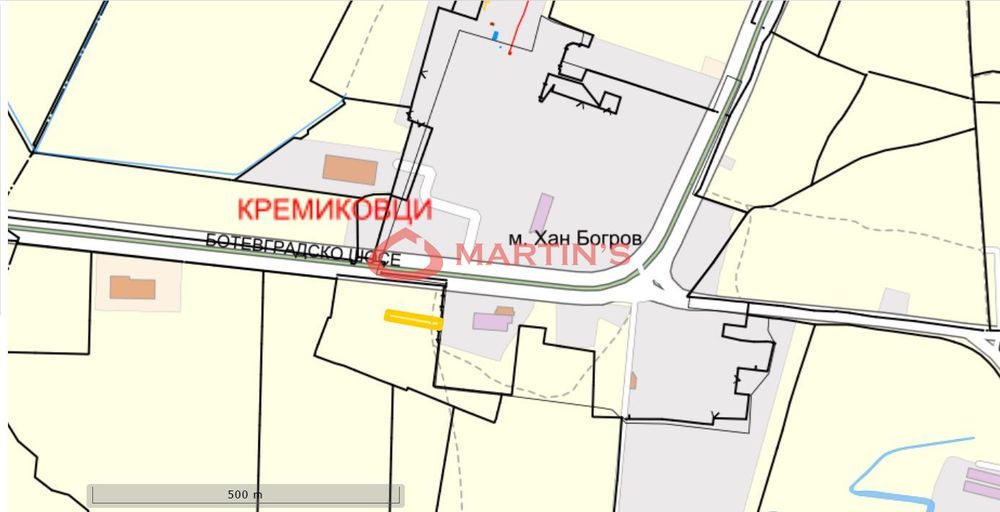 Парцел в София, област-с.Горни Богров площ 1073 цена 75110