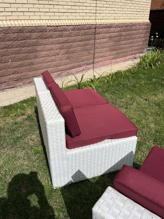 Диван ротанговый офисная,для террассы, летников, бани.