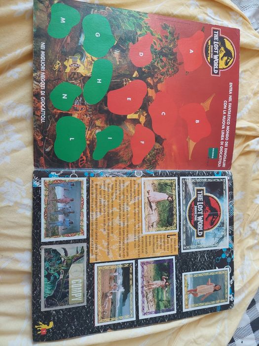 Album merlin (nu panini) Jurassic Park anii 90