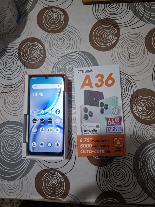 Продаётся ZTE Blade A36 64gb