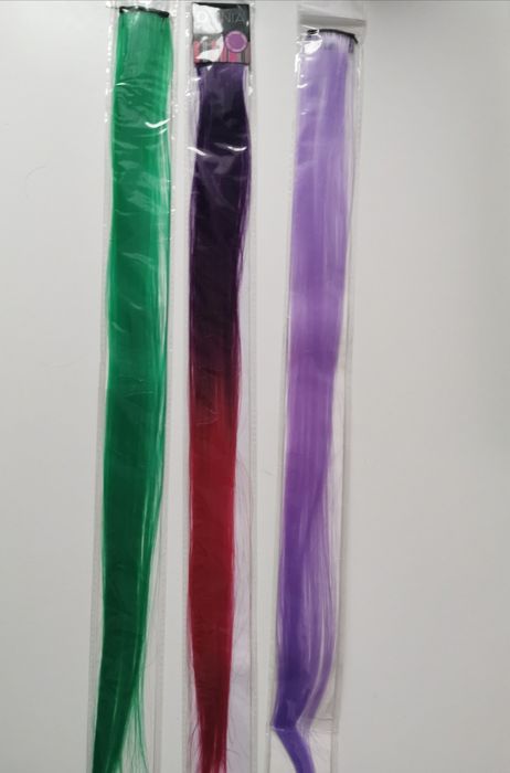 Цветни кичури за коса