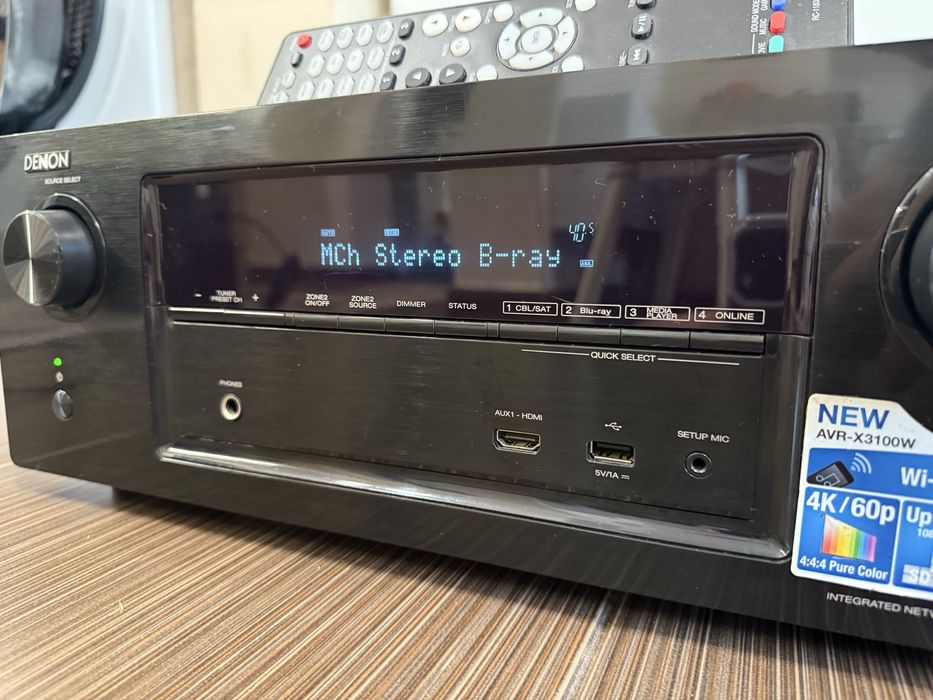 Denon AVR-X3100 Bluetooth Wi-Fi