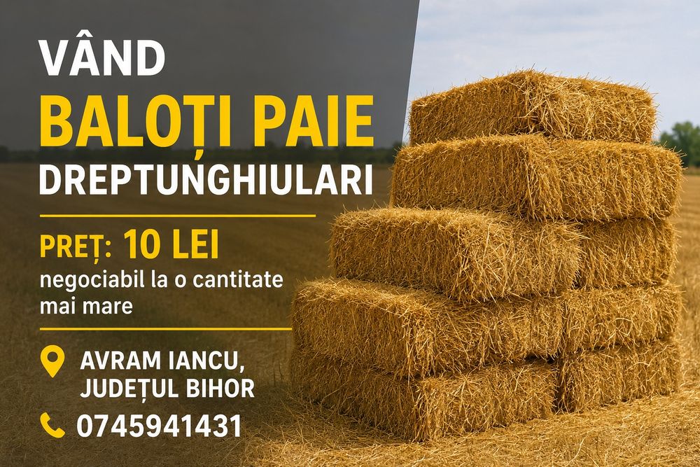 Baloți de vânzare