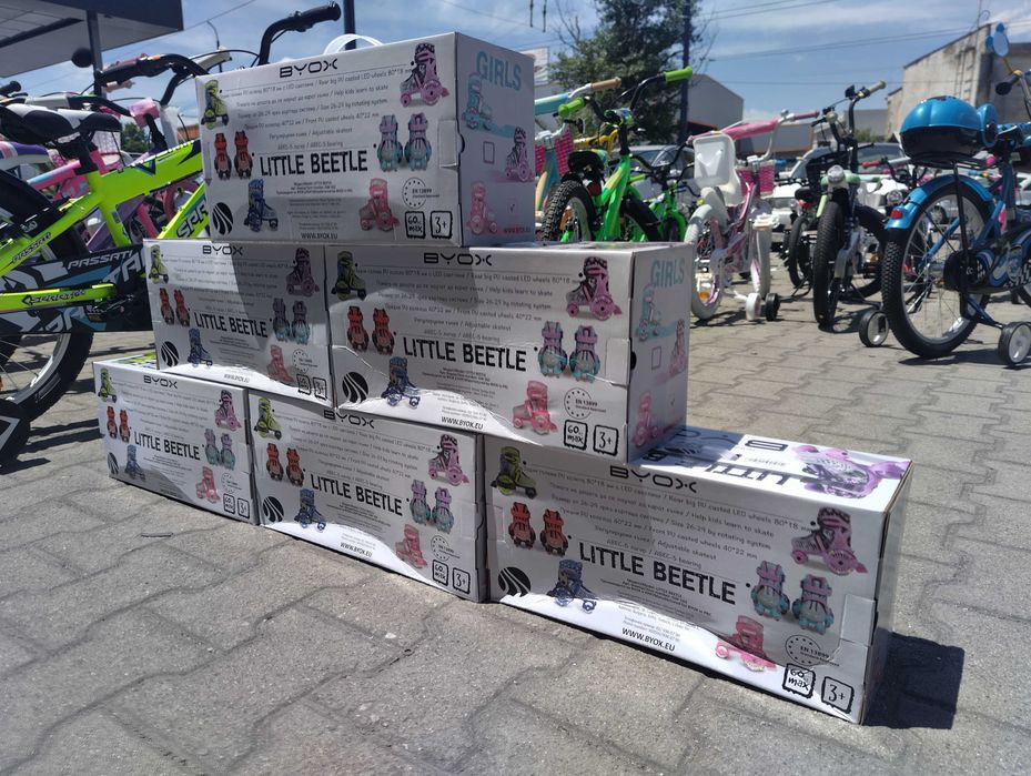 BYOX Детски кънки XS Little Beetle 26-29 Pinky Girl