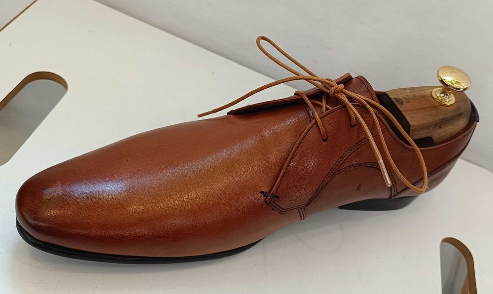 Pantofi derby 41.5 42 premium Ted Baker London NOI piele naturala moal