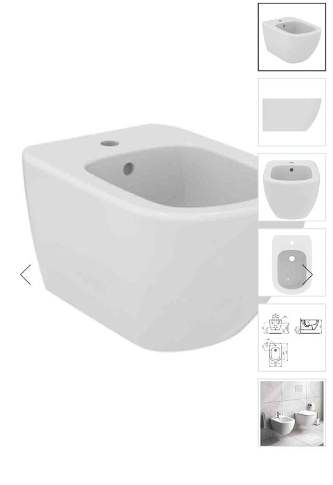 Bideu Ideal Standard, Tesi, cu fixare ascunsa