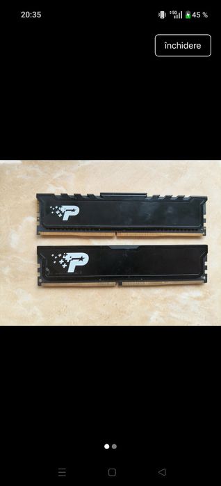 Kit Patriot 2x4 GB  ddr4 2400 frecvență