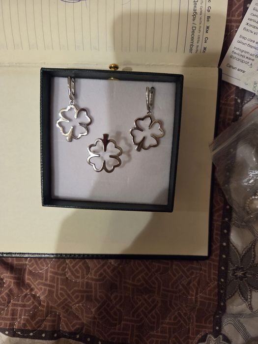 Серебряный набор 925 пробы