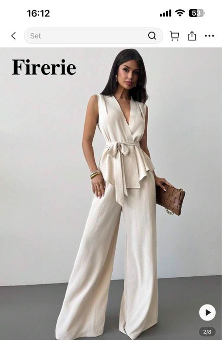 Рокля и гащеризон от Shein