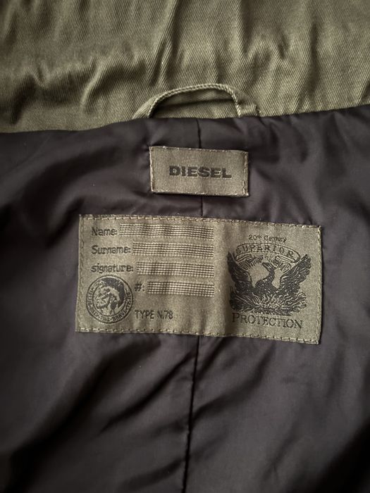 vintage Яке Diesel J-Chika Military Field 4 Pocket