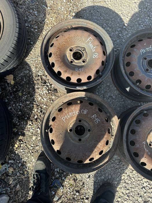 Оригинални джанти за Fiat/фиат/15цола 4х100 56.6/6Jx15ET43/ Fiat Grande punto/ Opel corsa D и opel corsa E/opel Adam/Punto Evo
