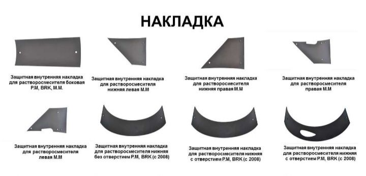 Компоненты/ Оборудование для Mortel Meister/Brinkmann/Putzmeister