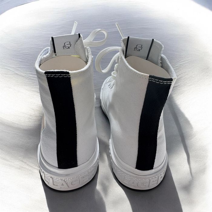 Бели високи гуменки Karl Lagerfeld – номер 37