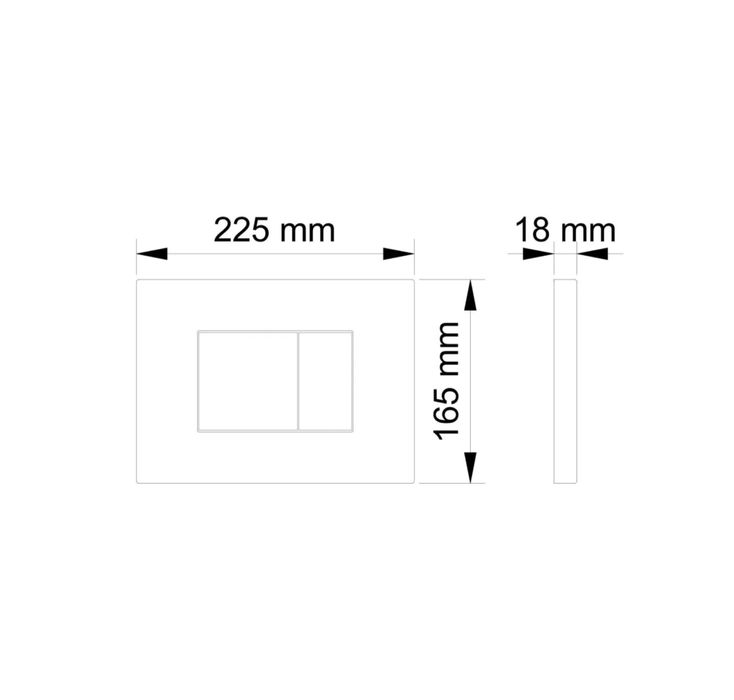 НОВИ! Структура за вграждане с крепежи, бутон и конзолна тоалетна 4в1