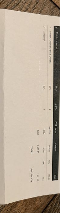 SET 8 CAMERE SUPRAVEGHERE, nou cu dvr, gata de utilizat