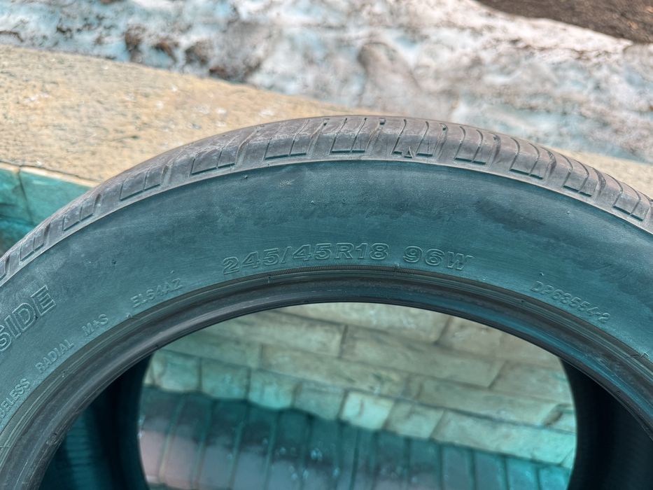Летние шины бринштоун 245/45/18