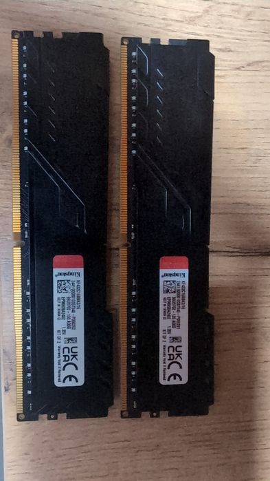 DDR-4 DIMM 16Gb/3200MHz PC25600 Kingston Fury Beast, 2x8Gb Kit, Black