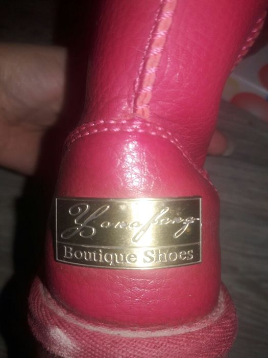 Зимние натуральные сапоги